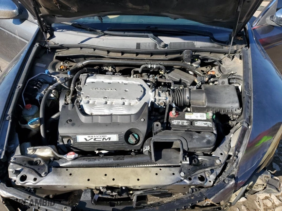 2009 Honda Accord Cpe EX-L with VIN 1HGCS22829A005571, listed as a Copart auction lot 87534435 with NaN miles and Salvage Title. Bid and sale history available at carsss.com. Image 12.