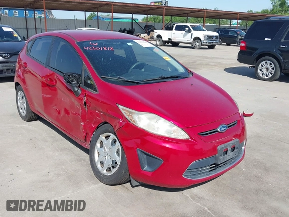 2012 Ford Fiesta SE z VIN 3FADP4EJ9CM140948, wystawiony jako IAAI lot #42301818 z przebiegiem 109 276 mil mil oraz . Historia ofert i sprzedaży dostępna na DreamBid. Obrazek 1.