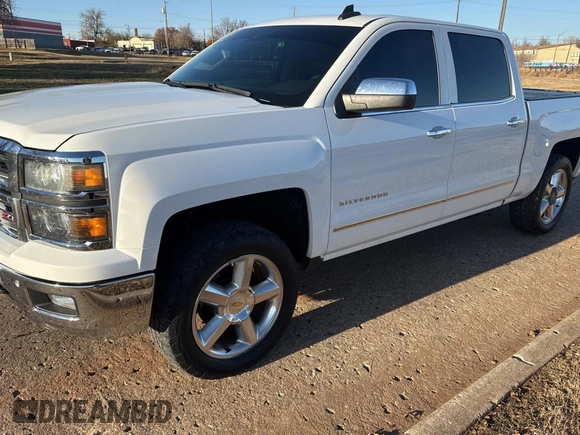 2015 Chevrolet Silverado 1500 LTZ with VIN 3GCUKSEC0FG149328, listed as a Copart auction lot 85583494 with 144,033 mi miles and Clean Title. Bid and sale history available at carsss.com. Image 2.