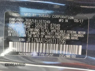 2017 Toyota 86 with VIN JF1ZNAA15H9711096, listed as a Copart auction lot 70324104 with 79,095 mi miles and Salvage Title. Bid and sale history available at carsss.com. Image 14.