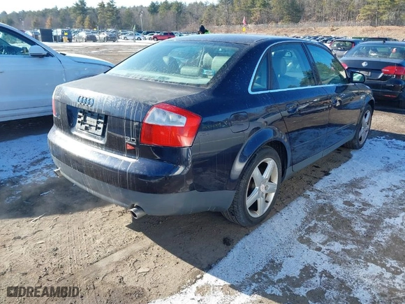 2003 Audi A4 3.0L with VIN WAULT68E63A325173, listed as a IAAI auction lot 41356221 with 172,761 mi miles. Bid and sale history available at carsss.com. Image 4.