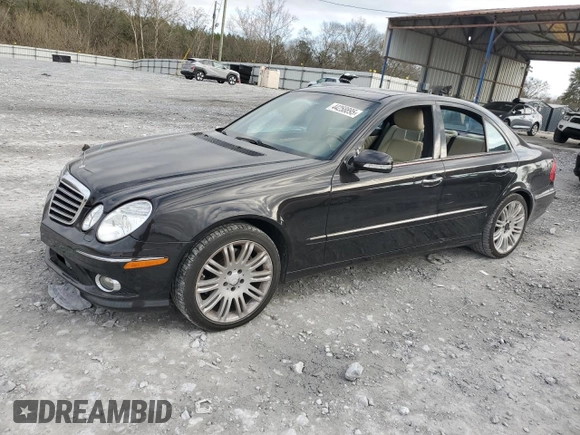 2008 Mercedes-Benz E-Class Luxury 3.5L with VIN WDBUF56X48B209208, listed as a Copart auction lot 44258895 with 187,773 mi miles and Salvage Title. Bid and sale history available at carsss.com. Image 1.
