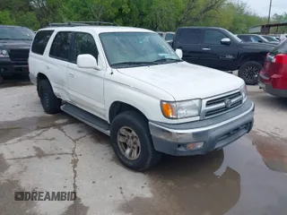 2000 Toyota 4Runner SR5 with VIN JT3GN86R8Y0151401, listed as a IAAI auction lot 41909912 with 158,978 mi miles and . Bid and sale history available at DreamBid. Image 1.