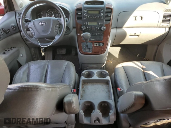 2008 Kia Sedona LX with VIN KNDMB233486207397, listed as a Copart auction lot 48317505 with Not Provided miles and Clean Title. Bid and sale history available at carsss.com. Image 8.