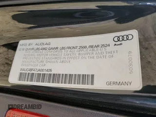 2018 Audi S4 Prestige with VIN WAUC4BF47JA001405, listed as a Copart auction lot 74313694 with 94,419 mi miles and Salvage Title. Bid and sale history available at carsss.com. Image 12.
