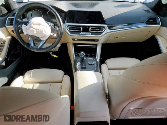 2020 BMW 3 Series 330i with VIN 3MW5R1J04L8B37143, listed as a Copart auction lot 58275205 with 29,938 mi miles and Salvage title. Bid and sale history available at DreamBid. Image 8.