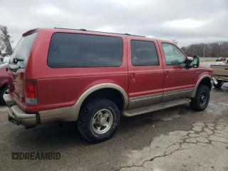 2003 Ford Excursion Eddie Bauer с VIN 1FMNU45S63EC62376, выставлен на аукционе Copart как лот 83900044 с пробегом 212 734 миль миль и Списание • Salvage title. История ставок и продаж доступна на DreamBid. Изображение 3.