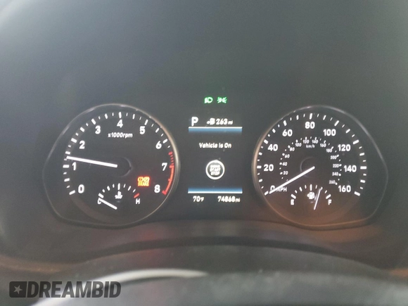 2018 Hyundai Elantra GT with VIN KMHH35LE1JU029804, listed as a Copart auction lot 79774954 with 74,868 mi miles and Salvage Title. Bid and sale history available at carsss.com. Image 9.