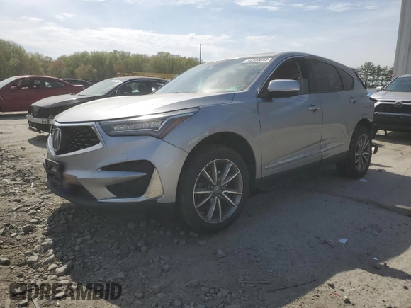 2019 Acura RDX Technology с VIN 5J8TC2H57KL015064, выставлен на аукционе Copart как лот 54500695 с пробегом Не указан миль и Списание • Salvage title. История ставок и продаж доступна на DreamBid. Изображение 1.
