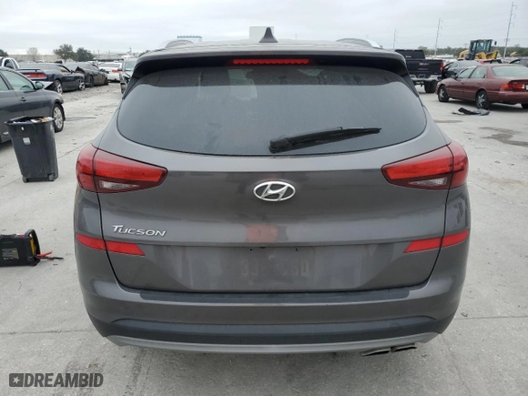 2020 Hyundai Tucson Sport with VIN KM8J33AL8LU179855, listed as a Copart auction lot 85273104 with 34,558 mi miles and Salvage Title. Bid and sale history available at carsss.com. Image 6.
