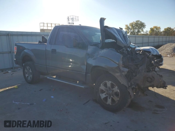 2013 Ford F-150 XL with VIN 1FTMF1EFXDFA91543, listed as a Copart auction lot 77339644 with Not Provided miles and Salvage Title. Bid and sale history available at DreamBid. Image 4.