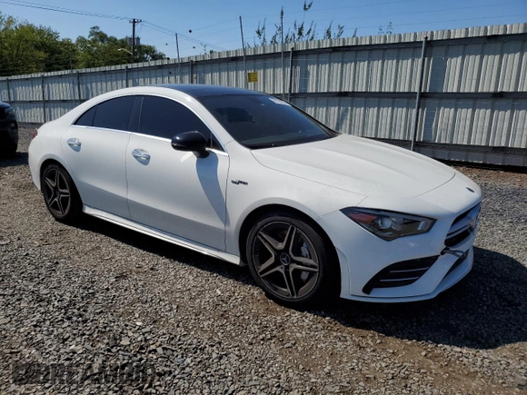 2021 Mercedes-Benz CLA with VIN W1K5J5BB1MN151622, listed as a Copart auction lot 69199904 with 40,824 mi miles and Salvage Title. Bid and sale history available at carsss.com. Image 4.
