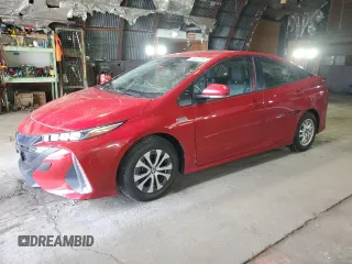 2021 Toyota Prius LE with VIN JTDKAMFP2M3181463, listed as a Copart auction lot 56833245 with 47,345 mi miles and Salvage title. Bid and sale history available at DreamBid. Image 1.