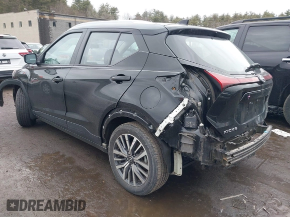 2023 Nissan Kicks SV with VIN 3N1CP5CV6PL484186, listed as a IAAI auction lot 41723492 with 16,536 mi miles. Bid and sale history available at carsss.com. Image 3.