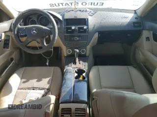 2009 Mercedes-Benz C 300 Sport with VIN WDDGF54X89R055926, listed as a Copart auction lot 73758014 with Not provided miles and Salvage title. Bid and sale history available at DreamBid. Image 8.