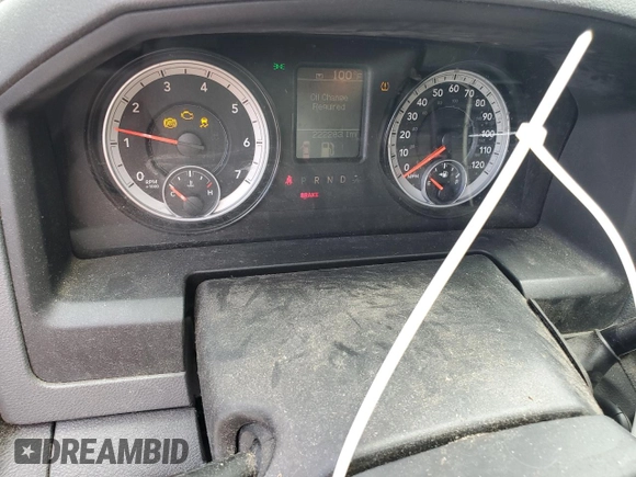 2014 Ram 1500 Express with VIN 3C6JR6AT1EG300744, listed as a Copart auction lot 65007225 with 222,283 mi miles and Clean title. Bid and sale history available at DreamBid. Image 9.