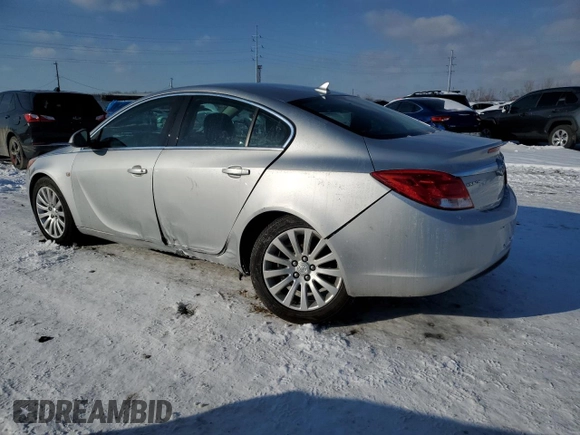 2011 Buick Regal CXL RL1 with VIN 2G4GN5EC0B9184537, listed as a Copart auction lot 87599105 with 88,221 mi miles and Salvage Title. Bid and sale history available at DreamBid. Image 2.