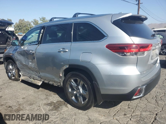 2017 Toyota Highlander Limited with VIN 5TDDZRFH4HS373365, listed as a Copart auction lot 61875495 with 90,465 mi miles and Salvage title. Bid and sale history available at DreamBid. Image 2.