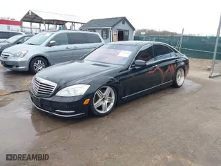 2013 Mercedes-Benz S-Class S 550 with VIN WDDNG9EB9DA533521, listed as a IAAI auction lot 41711480 with 143,501 mi miles. Bid and sale history available at carsss.com. Image 2.
