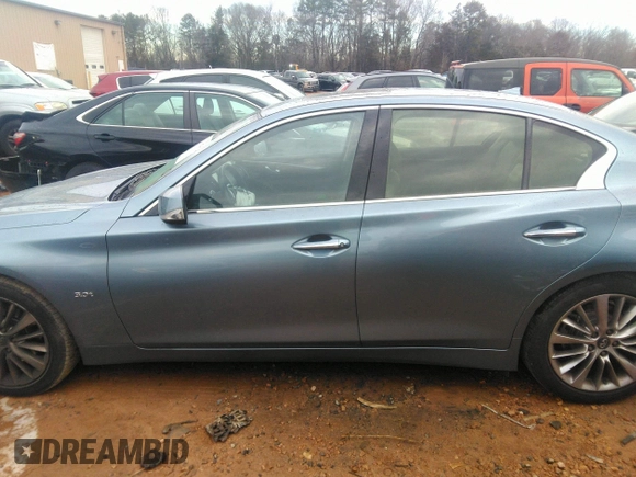 2019 Infiniti Q50 Luxe with VIN JN1EV7AP0KM513825, listed as a IAAI auction lot 41310796 with 92,131 mi miles and . Bid and sale history available at DreamBid. Image 15.
