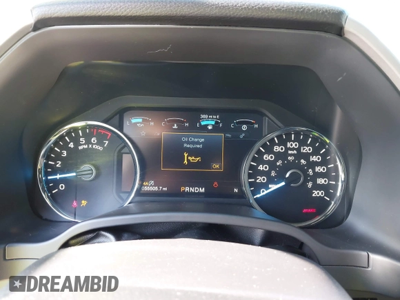 2018 Ford F-150 XL with VIN 1FTEW1E55JFC57989, listed as a IAAI auction lot 42395654 with 55,505 mi miles and . Bid and sale history available at DreamBid. Image 7.