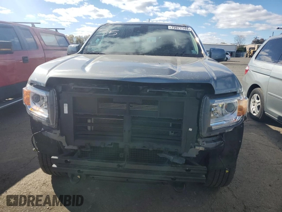 2021 GMC Canyon 4WD Elevation with VIN 1GTG6CEN0M1206440, listed as a Copart auction lot 75977144 with 43,943 mi miles and Salvage Title. Bid and sale history available at carsss.com. Image 5.