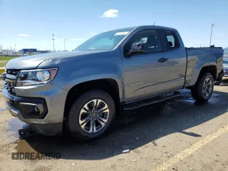2021 Chevrolet Colorado 4WD Z71 z VIN 1GCHTDEN7M1101834, wystawiony jako Copart lot #52035495 z przebiegiem 15 621 mil mil oraz Nie do naprawy • Non repairable. Historia ofert i sprzedaży dostępna na DreamBid. Obrazek 1.