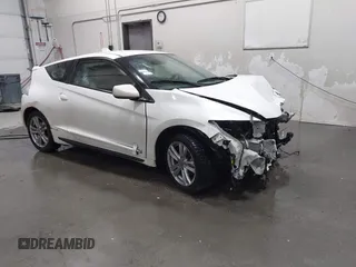 2011 Honda CR-Z EX with VIN JHMZF1C67BS009649, listed as a IAAI auction lot 41493743 with 1 mi miles. Bid and sale history available at carsss.com. Image 1.