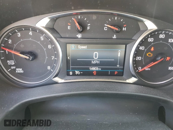 2024 GMC Terrain SLE with VIN 3GKALMEG6RL106451, listed as a Copart auction lot 57815815 with 14,803 mi miles and Salvage title. Bid and sale history available at DreamBid. Image 9.