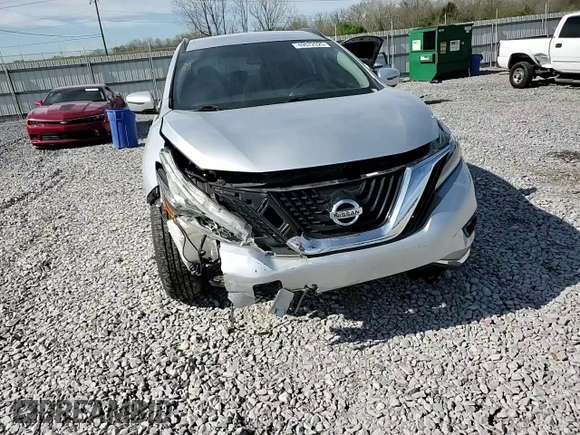 2018 Nissan Murano SV with VIN 5N1AZ2MG0JN197006, listed as a Copart auction lot 49572025 with 87,903 mi miles and Salvage Title. Bid and sale history available at DreamBid. Image 12.