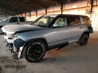 2025 Rivian R1S Adventure with VIN 7PDSGBBA4SN052199, listed as a Copart auction lot 85240594 with 173 mi miles and Salvage Title. Bid and sale history available at carsss.com. Image 1.
