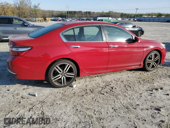 2017 Honda Accord Sedan Sport with VIN 1HGCR2F5XHA138377, listed as a Copart auction lot 51227865 with 85,891 mi miles and Salvage Title. Bid and sale history available at carsss.com. Image 3.