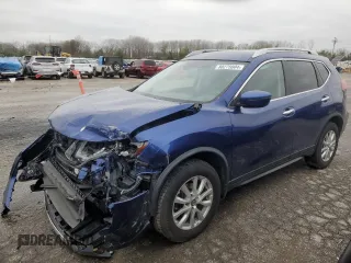 2019 Nissan Rogue S with VIN KNMAT2MV2KP504959, listed as a Copart auction lot 80275004 with 60,672 mi miles and Salvage Title. Bid and sale history available at carsss.com. Image 1.