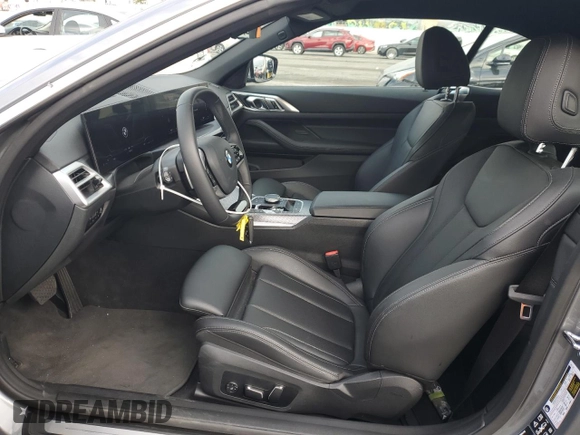 2025 BMW 4 Series 430i xDrive with VIN WBA53DB00SCS31111, listed as a Copart auction lot 84764484 with 4,724 mi miles and Clean Title. Bid and sale history available at DreamBid. Image 7.