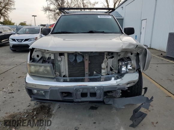2005 GMC Canyon 1SF SLE Z71 z VIN 1GTDT136658154932, wystawiony jako Copart lot #85556344 z przebiegiem 180 129 mil mil oraz Szkody całkowita. Historia ofert i sprzedaży dostępna na DreamBid. Obrazek 5.