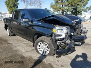 2024 Chevrolet Silverado 1500 RST with VIN 2GCPADED0R1135690, listed as a Copart auction lot 44955675 with 12,150 mi miles and Salvage Title. Bid and sale history available at carsss.com. Image 4.