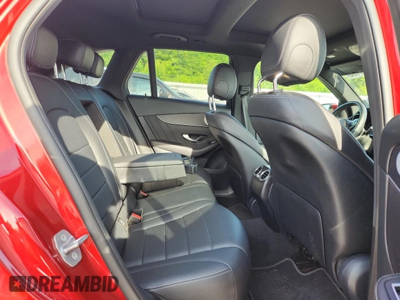 2021 Mercedes-Benz GLC 300 with VIN W1N0G8EB8MF872880, listed as a Copart auction lot 61309195 with 43,816 mi miles and Salvage title. Bid and sale history available at DreamBid. Image 11.