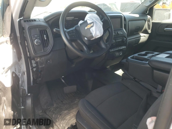 2024 Chevrolet Silverado 1500 Work Truck with VIN 3GCNAAED5RG386217, listed as a Copart auction lot 53159225 with 0 mi miles and Clean Title. Bid and sale history available at carsss.com. Image 8.