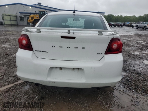 2014 Dodge Avenger SXT with VIN 1C3CDZCG3EN165716, listed as a Copart auction lot 57795365 with 33,070 mi miles and Salvage title. Bid and sale history available at DreamBid. Image 6.