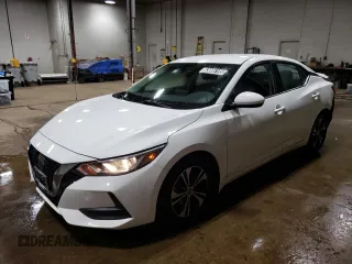 2021 Nissan Sentra SV z VIN 3N1AB8CV3MY276241, wystawiony jako Copart lot #63006195 z przebiegiem 46 415 mil mil oraz Czysty tytuł • Clean title. Historia ofert i sprzedaży dostępna na DreamBid. Obrazek 1.