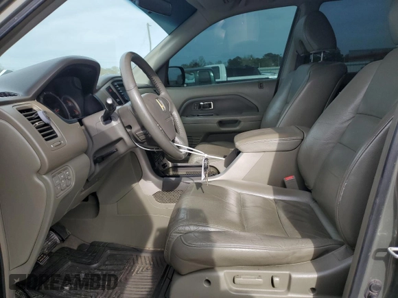 2008 Honda Pilot EX-L with VIN 5FNYF28768B007806, listed as a Copart auction lot 50718335 with 198,316 mi miles and Salvage Title. Bid and sale history available at DreamBid. Image 7.