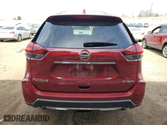 2019 Nissan Rogue SL with VIN 5N1AT2MV2KC843837, listed as a Copart auction lot 48561955 with Not Provided miles and Salvage Title. Bid and sale history available at carsss.com. Image 6.