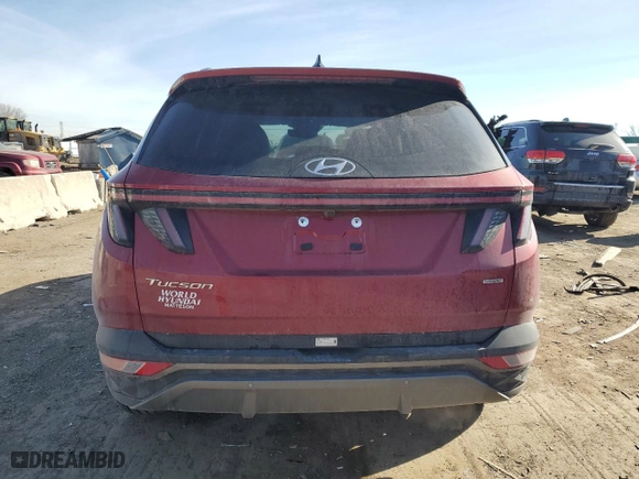 2024 Hyundai Tucson Limited with VIN 5NMJECDE3RH437937, listed as a Copart auction lot 42158495 with 7,367 mi miles and Salvage Title. Bid and sale history available at carsss.com. Image 6.
