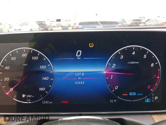 2022 Mercedes-Benz C 300 with VIN W1KAF4GB1NR016184, listed as a IAAI auction lot 41321156 with 43,443 mi miles and . Bid and sale history available at DreamBid. Image 7.