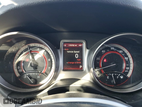 2017 Dodge Journey Crossroad Plus with VIN 3C4PDCGGXHT602670, listed as a Copart auction lot 54556675 with 179,702 mi miles and Salvage title. Bid and sale history available at DreamBid. Image 9.