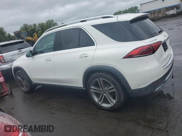 2020 Mercedes-Benz GLE 350 with VIN 4JGFB4KB5LA239208, listed as a Copart auction lot 57987375 with 54,256 mi miles and Salvage title. Bid and sale history available at DreamBid. Image 2.