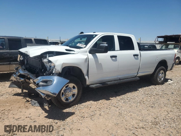 2024 Ram 2500 Tradesman with VIN 3C6UR5HJ4RG143096, listed as a Copart auction lot 55479915 with 48,458 mi miles and Salvage title. Bid and sale history available at DreamBid. Image 1.