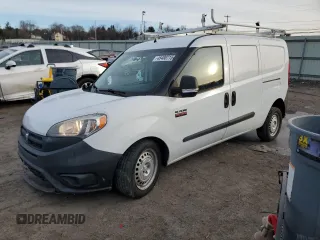2017 Ram ProMaster City Cargo Tradesman with VIN ZFBERFAB7H6E71317, listed as a Copart auction lot 45488715 with 93,183 mi miles and Salvage Title. Bid and sale history available at DreamBid. Image 1.