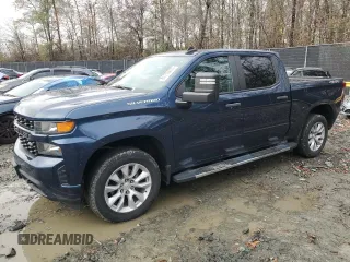 2019 Chevrolet Silverado 1500 Custom with VIN 3GCUYBEF8KG700236, listed as a Copart auction lot 81114414 with 40,668 mi miles and Salvage Title. Bid and sale history available at DreamBid. Image 1.