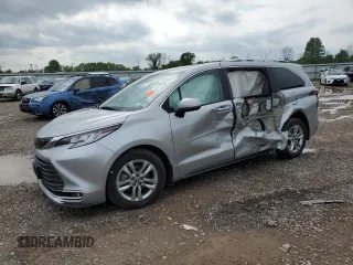 2024 Toyota Sienna Limited with VIN 5TDZSKFC6RS119583, listed as a Copart auction lot 60184525 with Not provided miles and Salvage title. Bid and sale history available at DreamBid. Image 1.